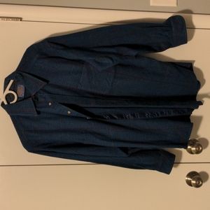 Wool long sleeve button down